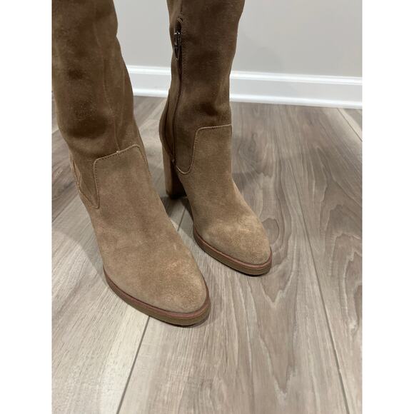 Dolce Vita, Taupe, Brown Knee High Suede‎ Boots, Size 9, 969 - Picture 4 of 6